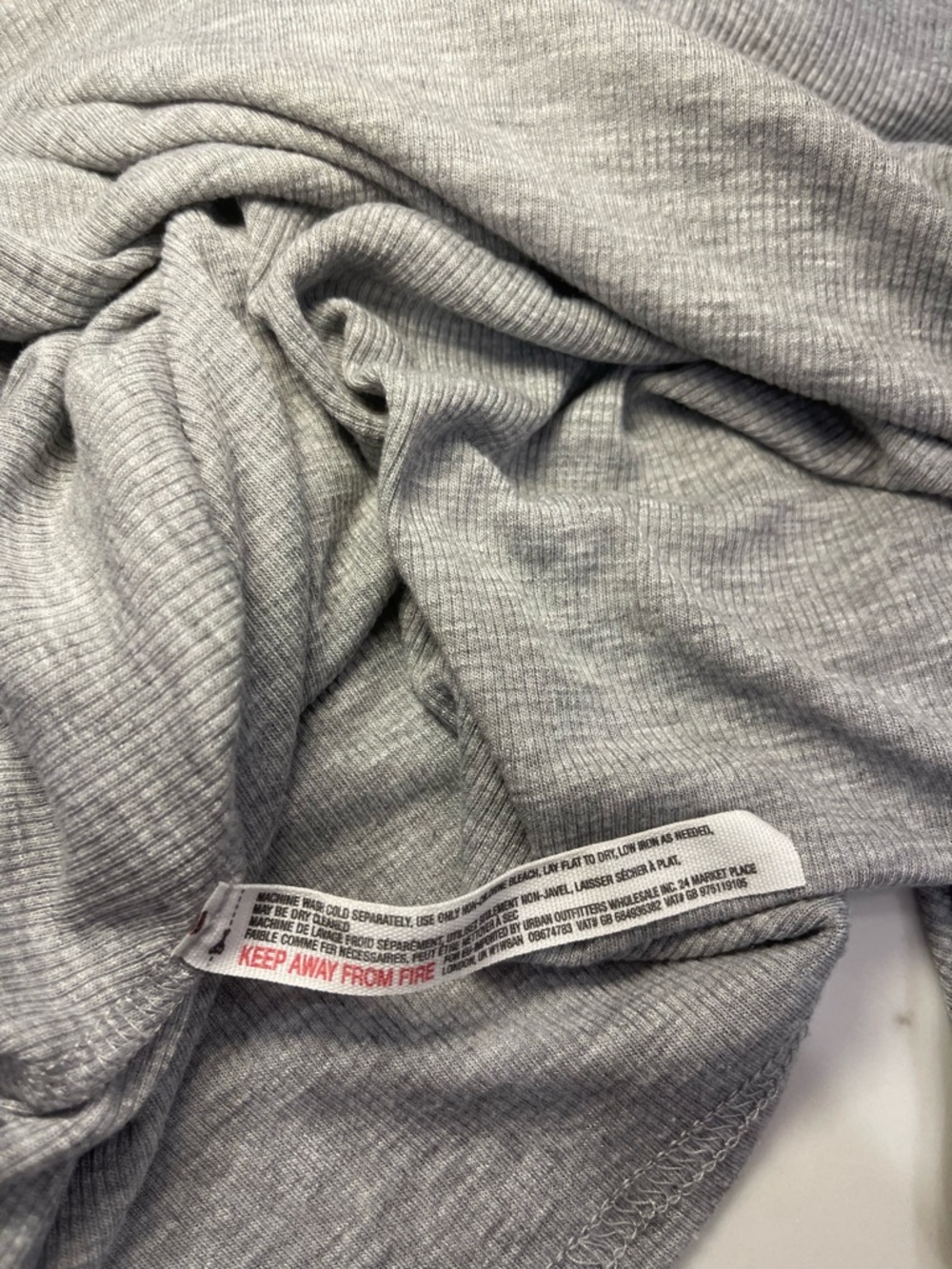 FP Beach Gray Ribbed Tank Cover Up - Picture 12 of 13